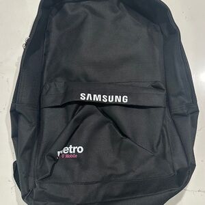 BRAND-NEW! SAMSUNG T-Mobile Metro Black Backpack Bag / School / Work